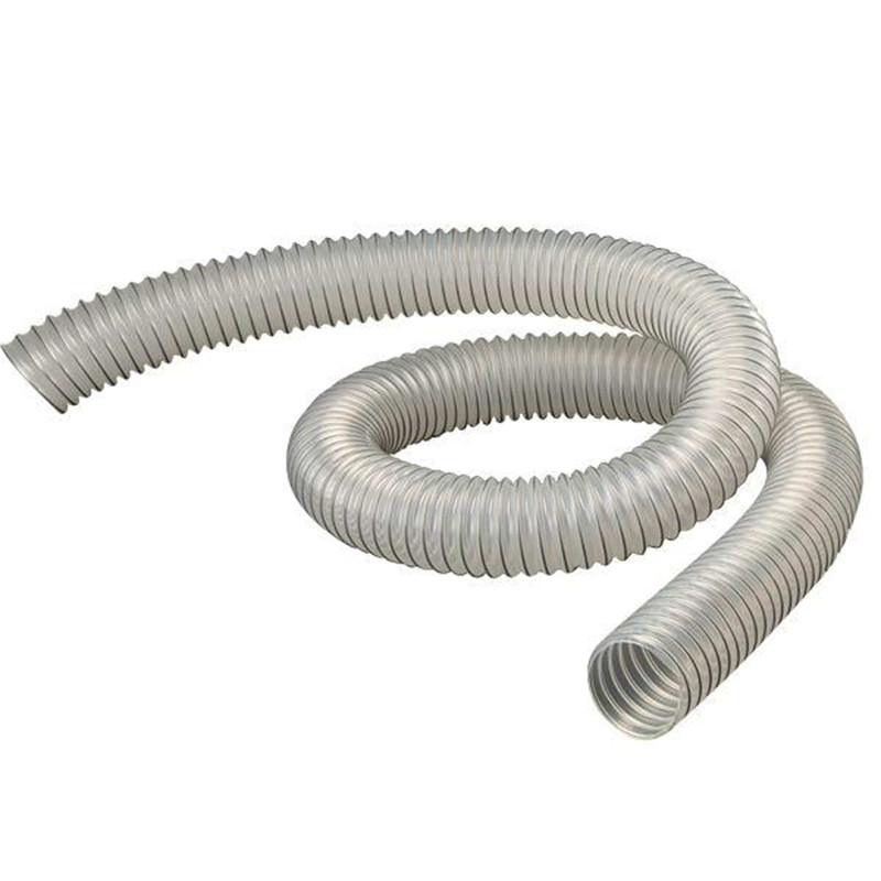 2.5" x 10' Flexthane Dust Collection Hose - Clear